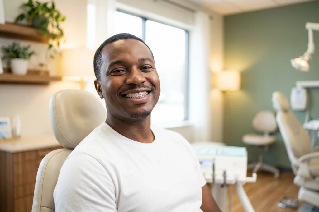 adult orthodontics patient orthodontics for adults southern maryland orthodontic studio metal braces 7